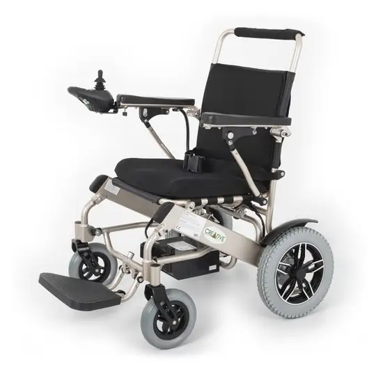 Creative CR-6012 Large Lityum Pilli Akülü Tekerlekli Sandalye 51cm (Uzaktan Kumandalı)
