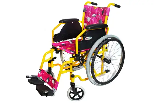 Fuhassan FH 04 Pembe Çocuk Tekerlekli Sandalye
