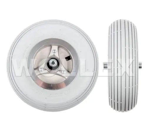  2.80/2.50-4 Akülü Tekerlekli Sandalye 9" Dolgu Ön Teker
