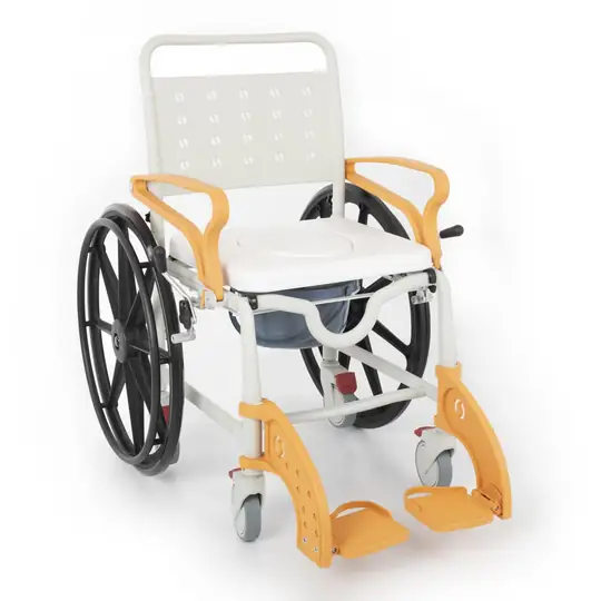 Comfort Plus DM-8088D Soft Turuncu Banyo ve Tuvalet Tekerlekli Sandalye